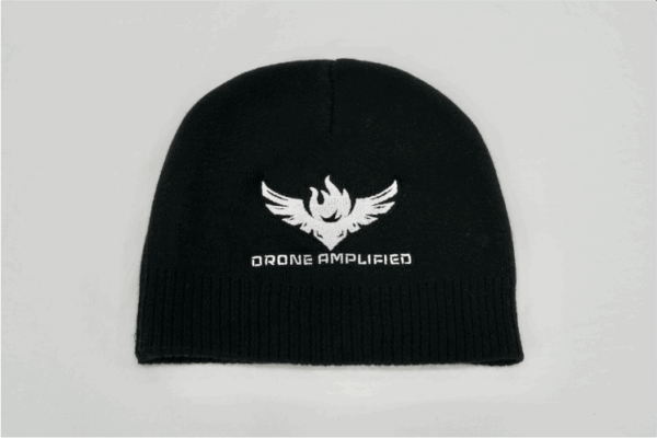 Beanie with D.A. combination mark
