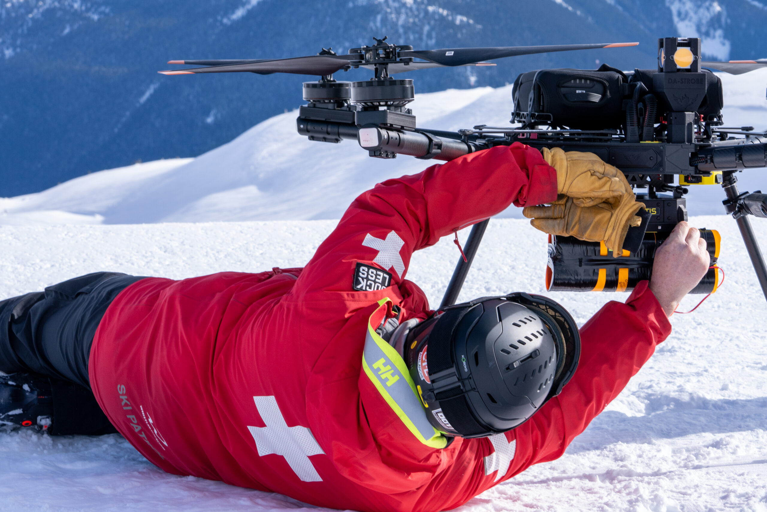 Featured image for “Drone Amplified’s MONTIS Avalanche Drone Reaches Canada: Alpine Solutions Secures Transport Canada Authorization, Deploys at Whistler Blackcomb”